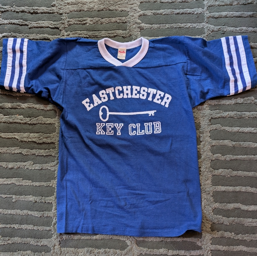VINTAGE TEE -NYC EASTCHESTER KEY CLUB VARSITY